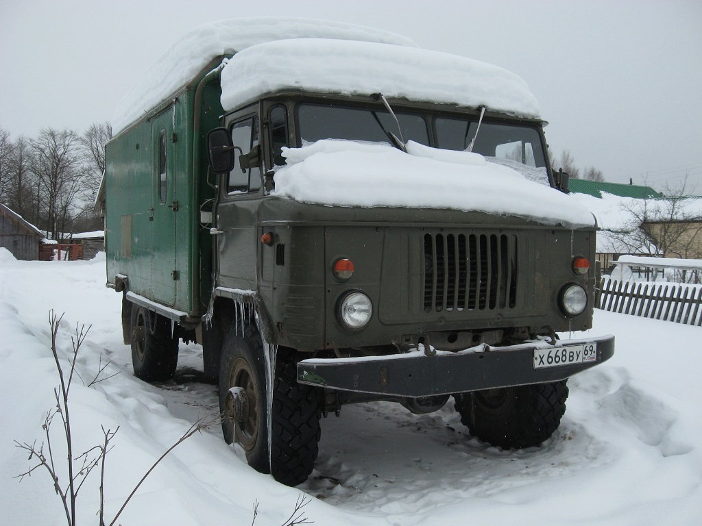 Тверская область, № Х 668 ВУ 69 — ГАЗ-66 (общая модель)