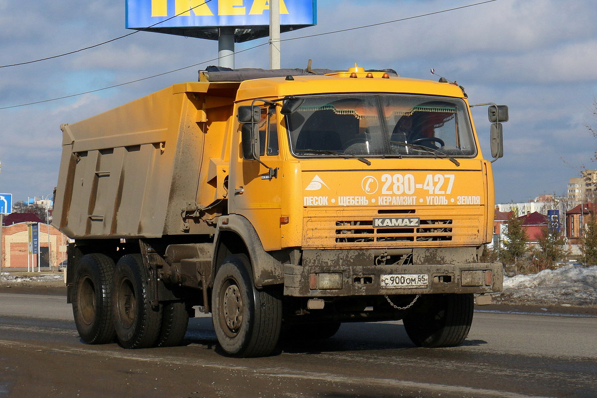 Омская область, № С 900 ОМ 55 — КамАЗ-65115 [651150]