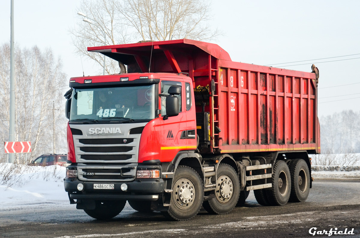 Кемеровская область, № К 486 ОС 82 — Scania ('2013) G440