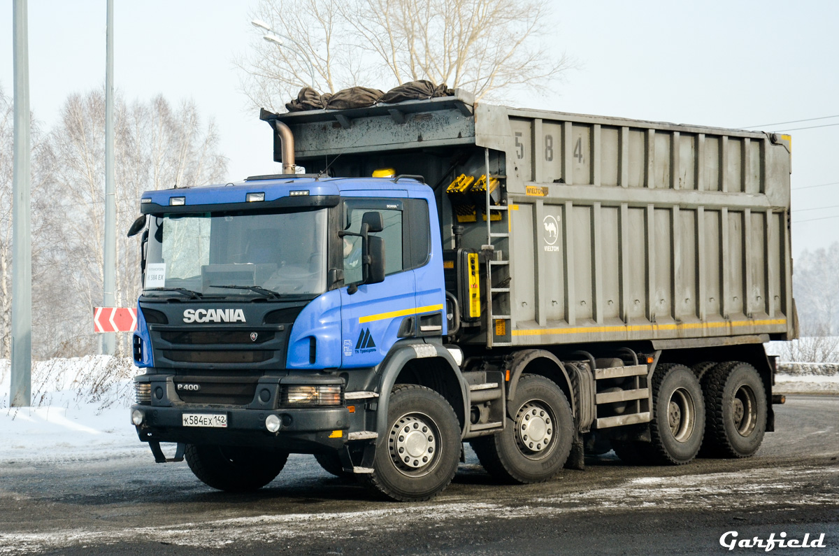 Кемеровская область, № К 584 ЕХ 142 — Scania ('2011) P400