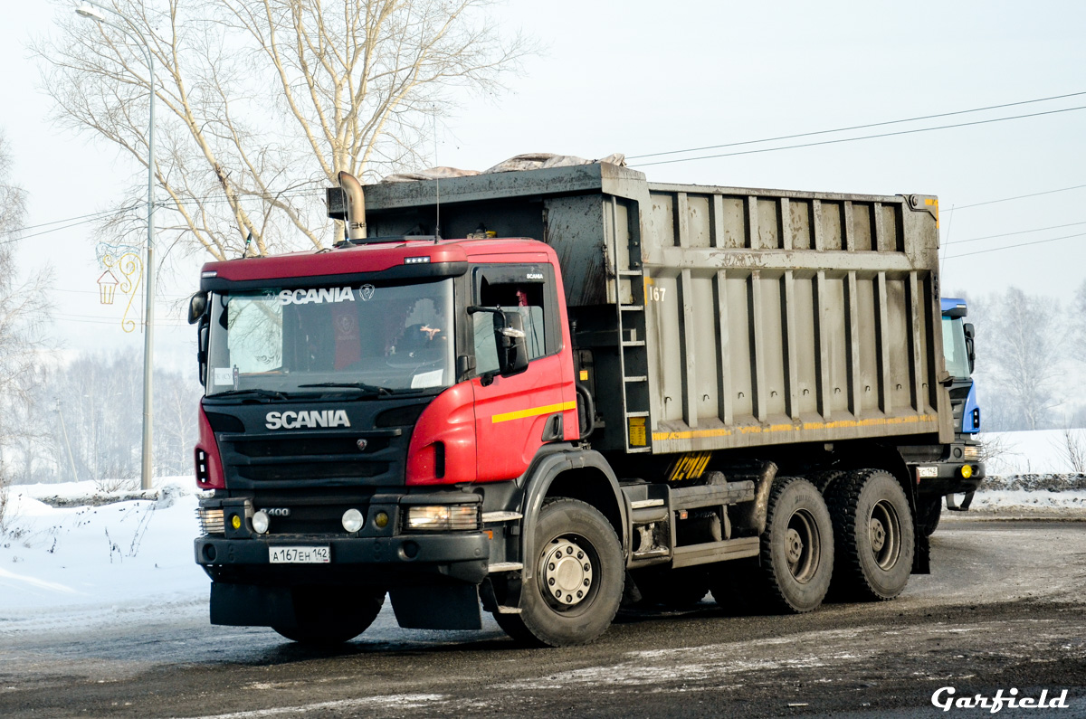 Кемеровская область, № А 167 ЕН 142 — Scania ('2011) P400