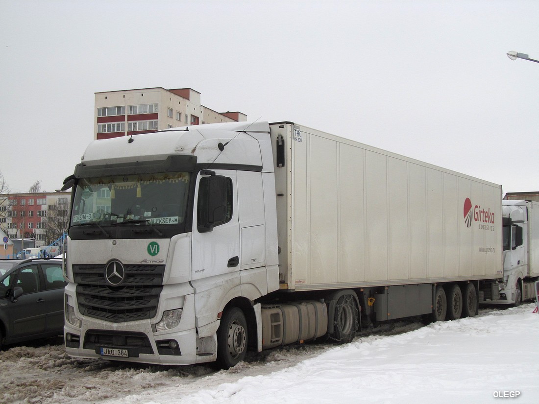 Литва, № JAO 384 — Mercedes-Benz Actros ('2011) 1845