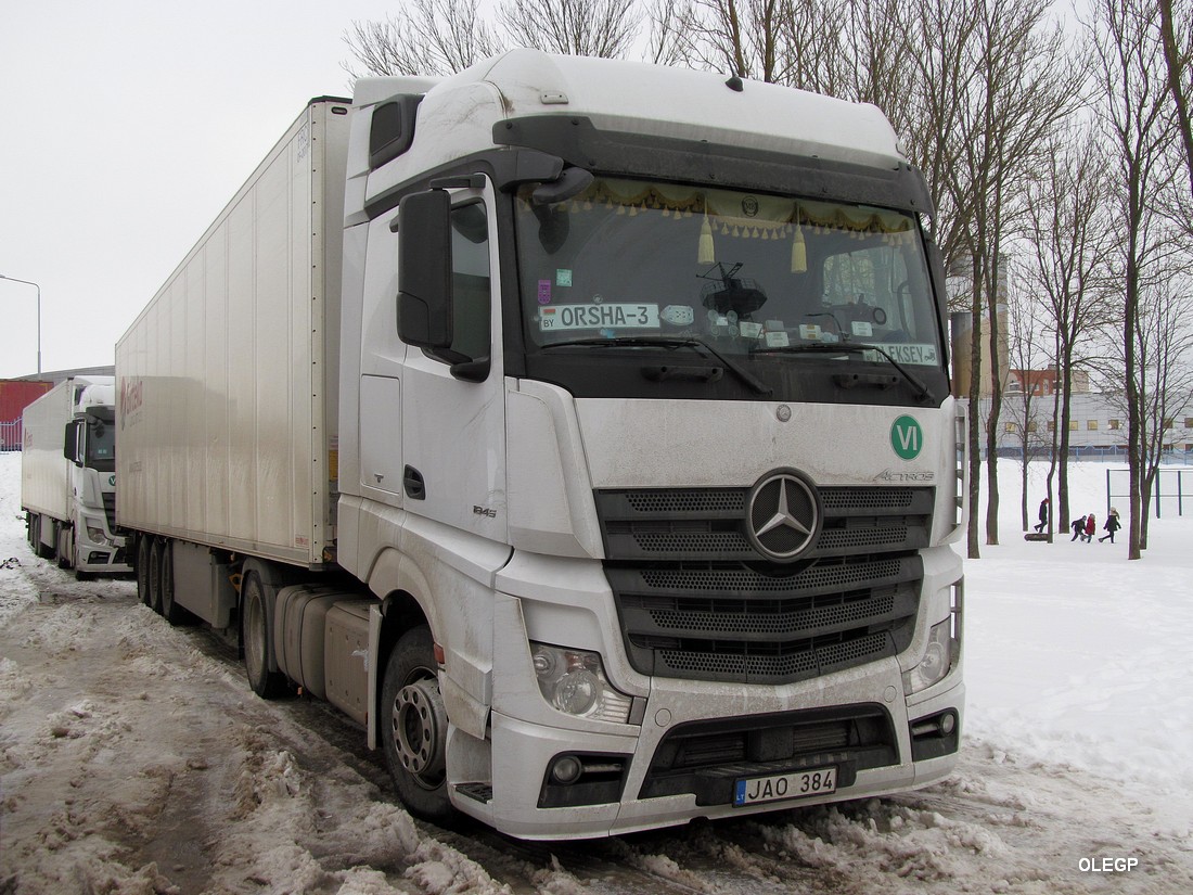 Литва, № JAO 384 — Mercedes-Benz Actros ('2011) 1845