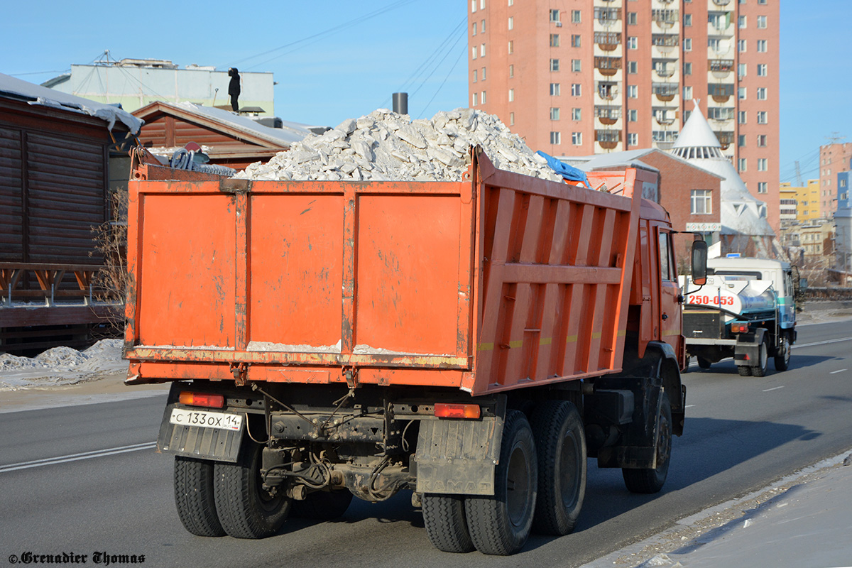 Саха (Якутия), № С 133 ОХ 14 — КамАЗ-65115 (общая модель)