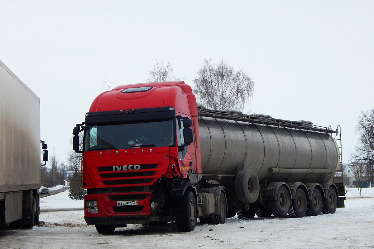 Краснодарский край, № В 339 РТ 123 — IVECO Stralis ('2007) 450