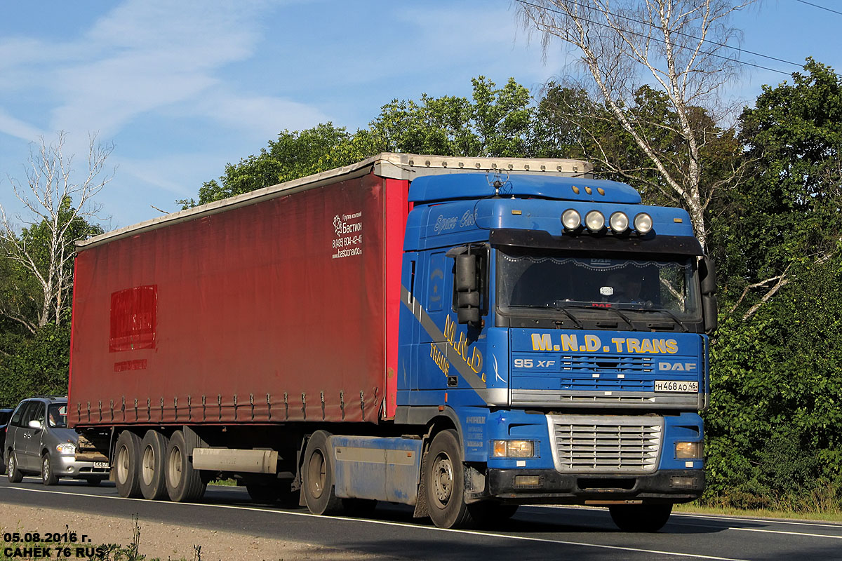 Курская область, № Н 468 АО 46 — DAF 95XF FT