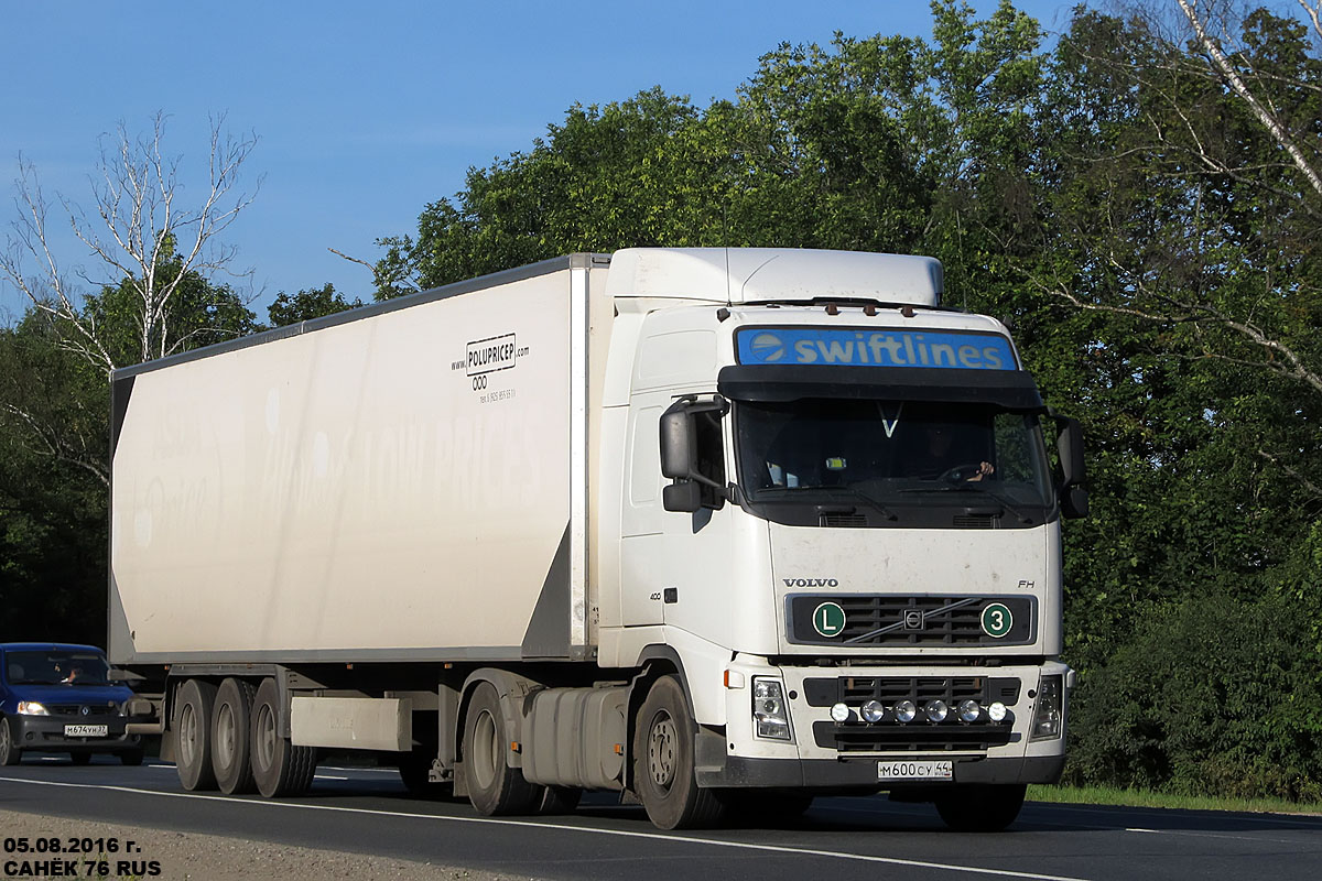 Костромская область, № М 600 СУ 44 — Volvo ('2002) FH12.400