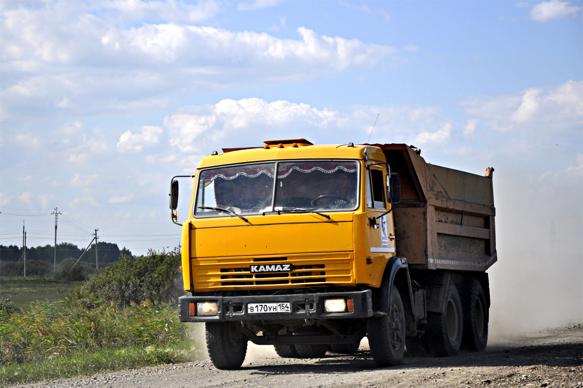 Новосибирская область, № В 170 УН 154 — КамАЗ-55111 [551110]