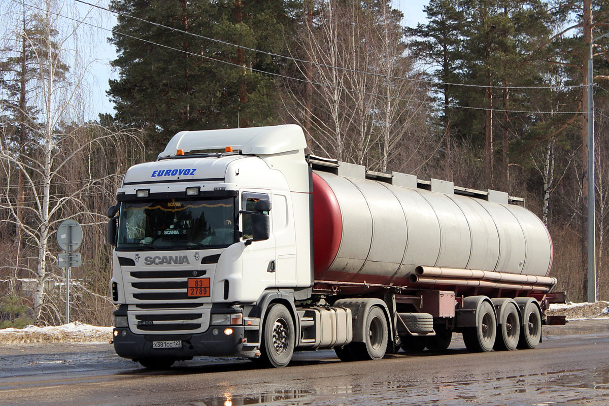 Краснодарский край, № Х 381 СС 123 — Scania ('2009) G400