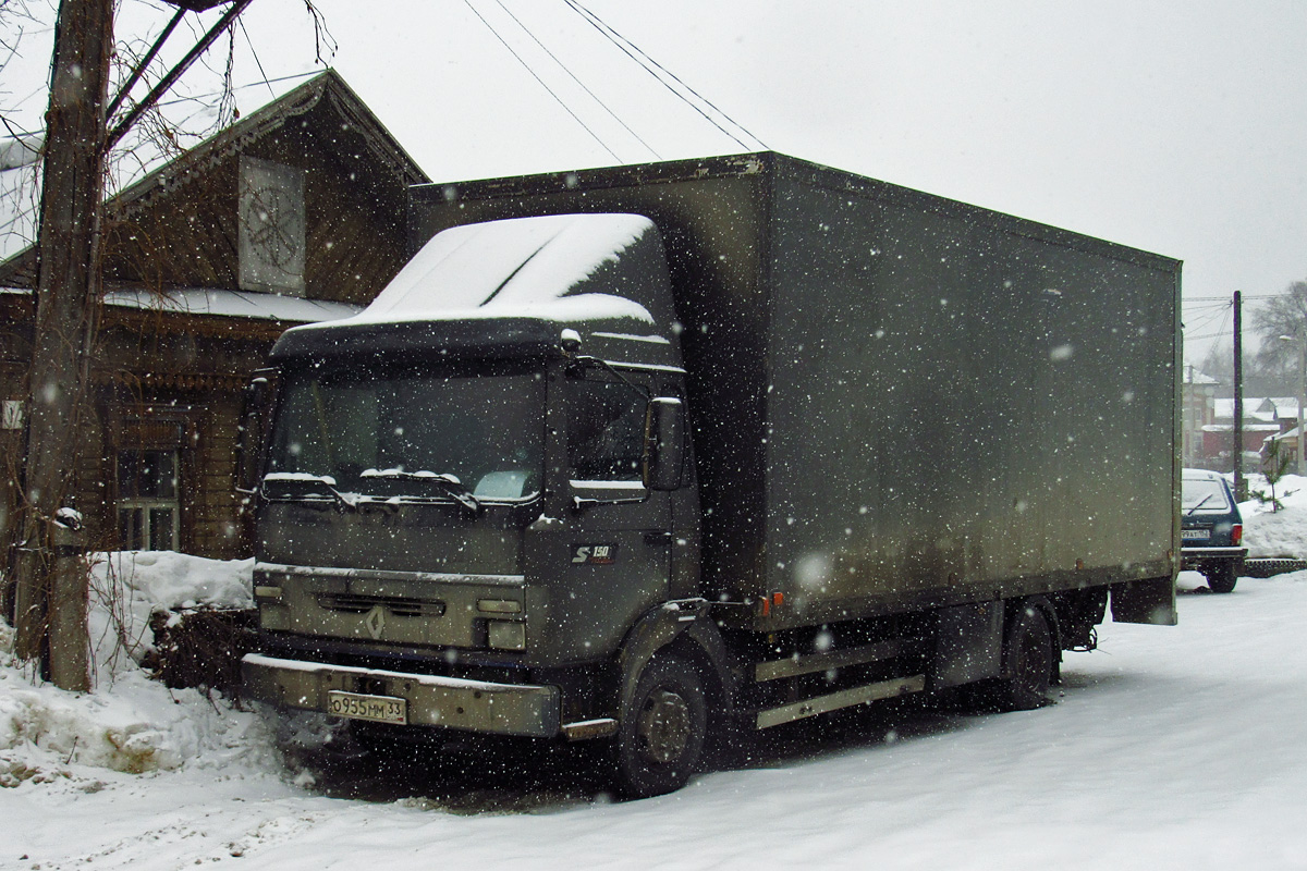 Владимирская область, № О 955 ММ 33 — Renault Midliner