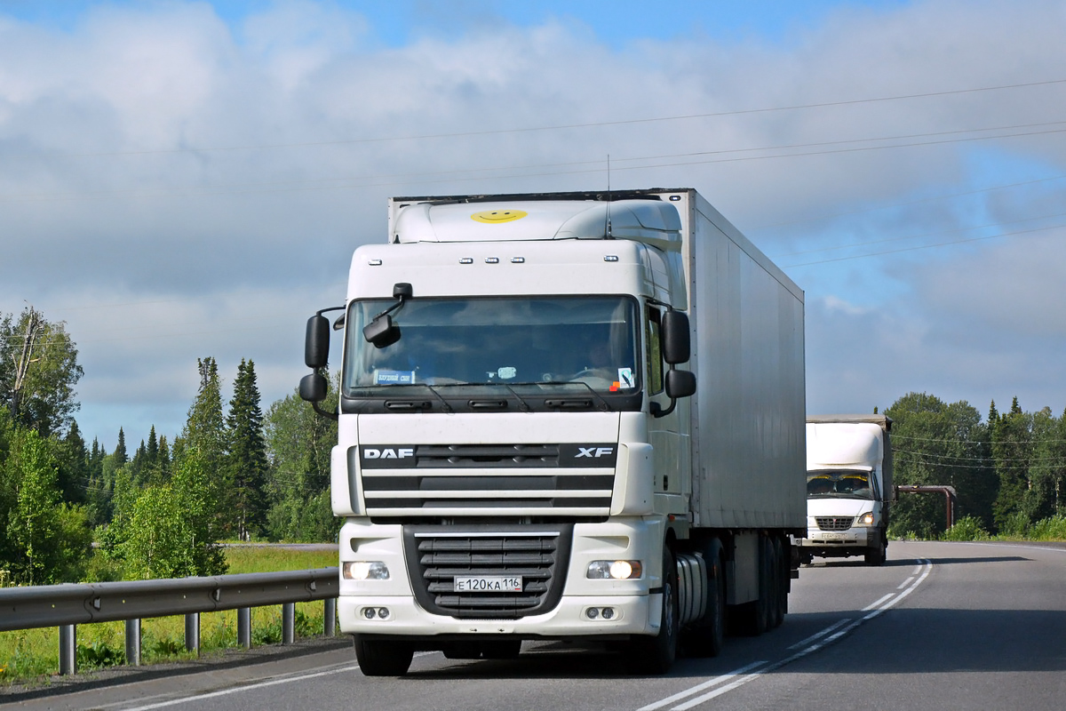 Татарстан, № Е 120 КА 116 — DAF XF105 FT