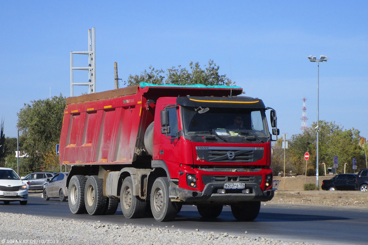 Волгоградская область, № В 203 РВ 134 — Volvo ('2010) FMX.400 [X9P]