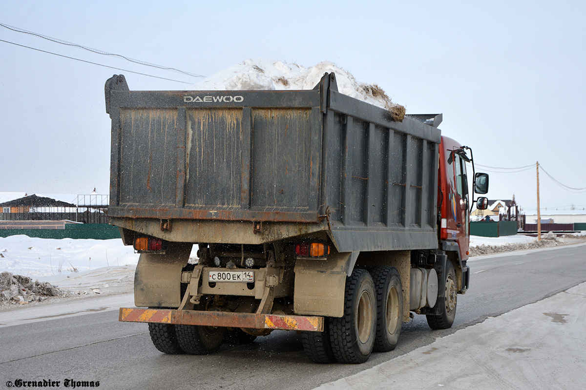 Саха (Якутия), № С 800 ЕК 14 — Daewoo Novus