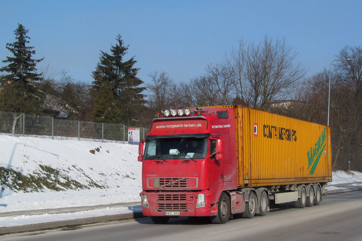 Литва, № HEC 834 — Volvo ('2002) FH12.480