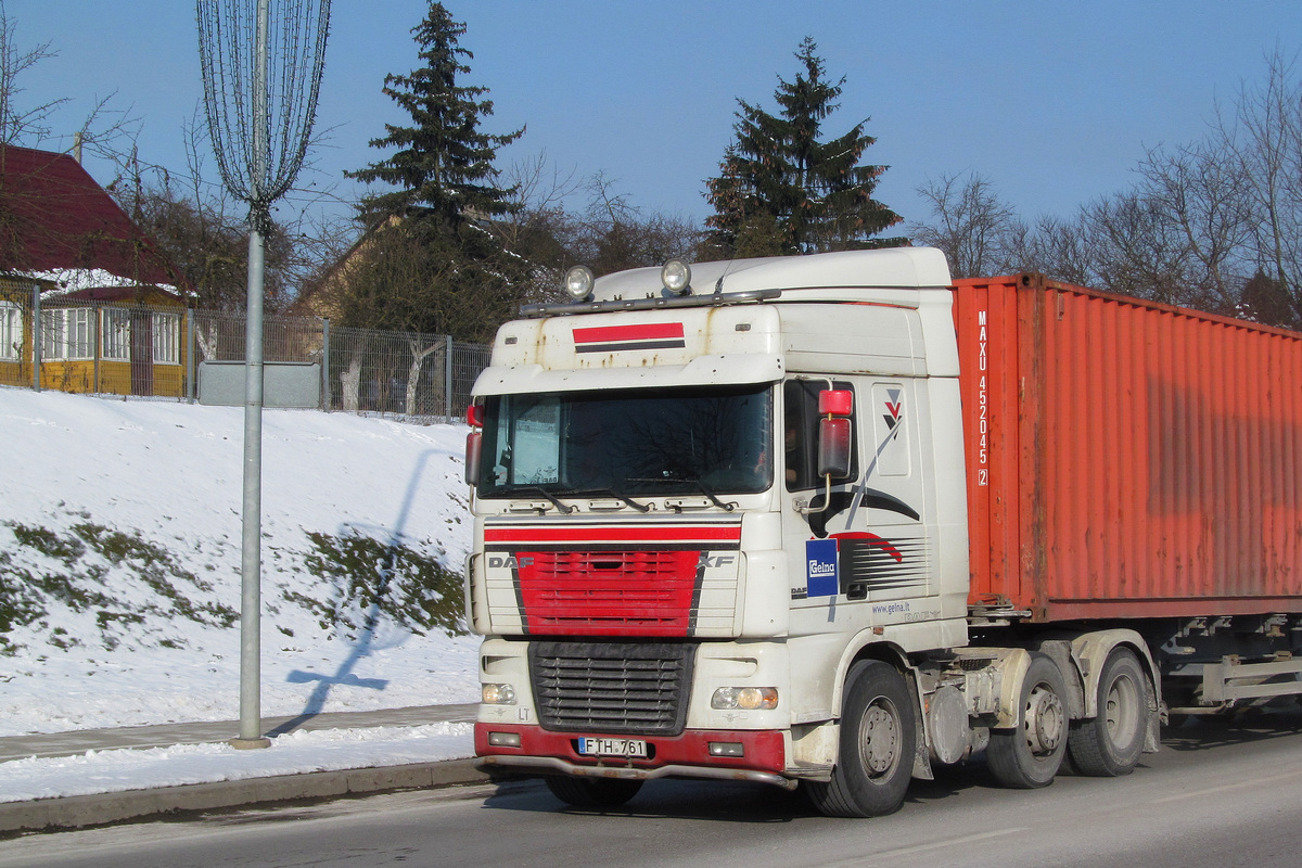 Литва, № FTH 761 — DAF XF95 FTG