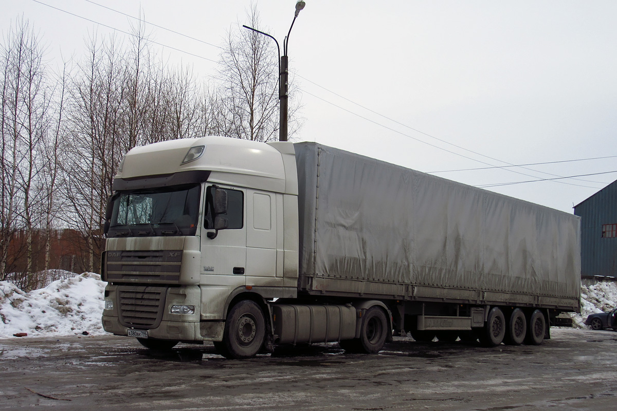 Москва, № А 380 ВК 799 — DAF XF105 FT