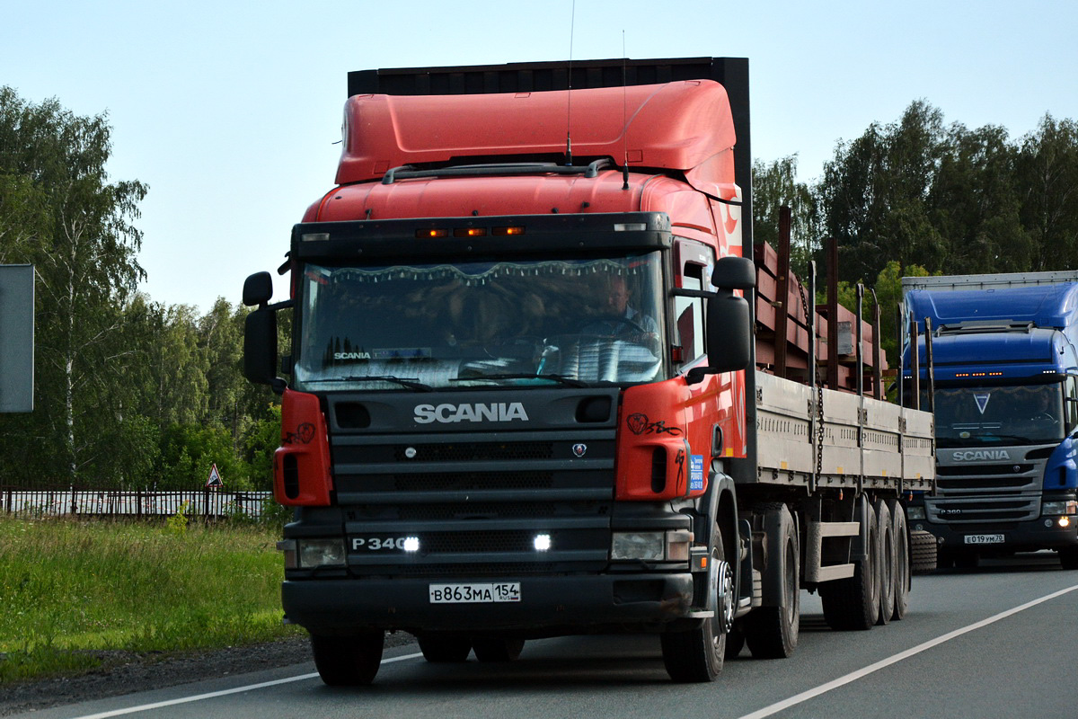 Новосибирская область, № В 863 МА 154 — Scania ('1996) P340