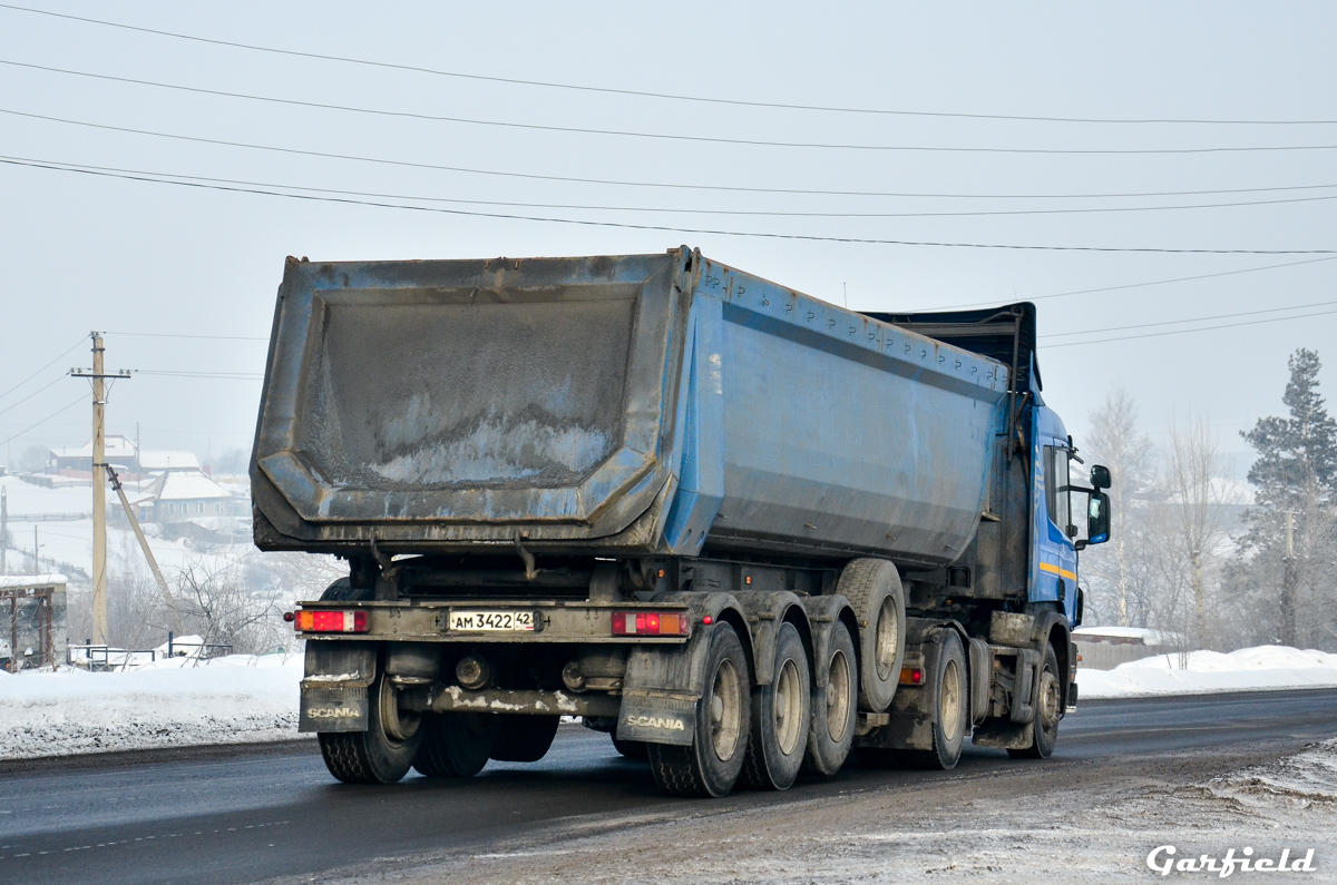 Кемеровская область, № В 819 ЕМ 154 — Scania ('2004) P340; Кемеровская область, № АМ 3422 42 — Тонар-9523