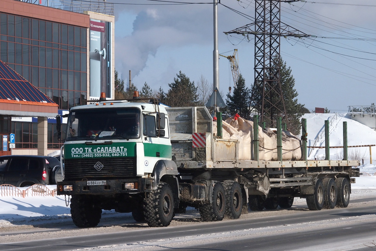 Ханты-Мансийский автоном.округ, № В 884 ХУ 86 — Урал-44202-80