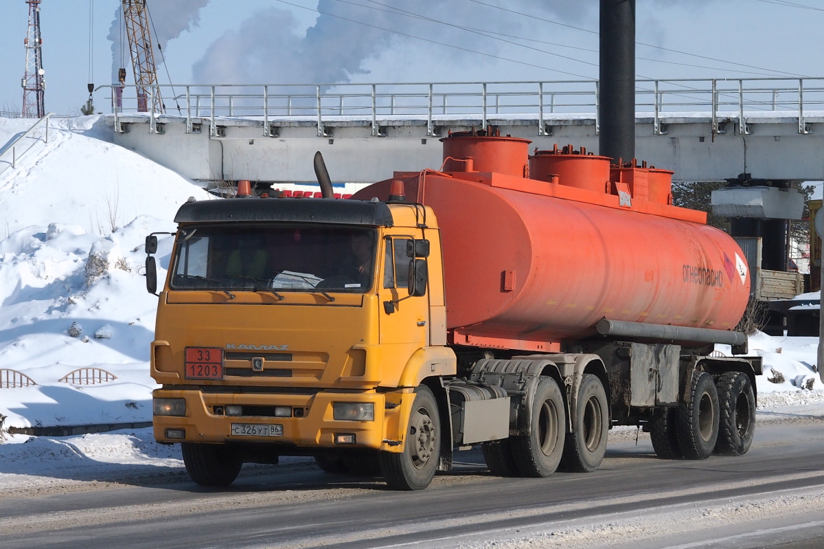 Ханты-Мансийский автоном.округ, № С 326 УТ 86 — КамАЗ-65116-N3