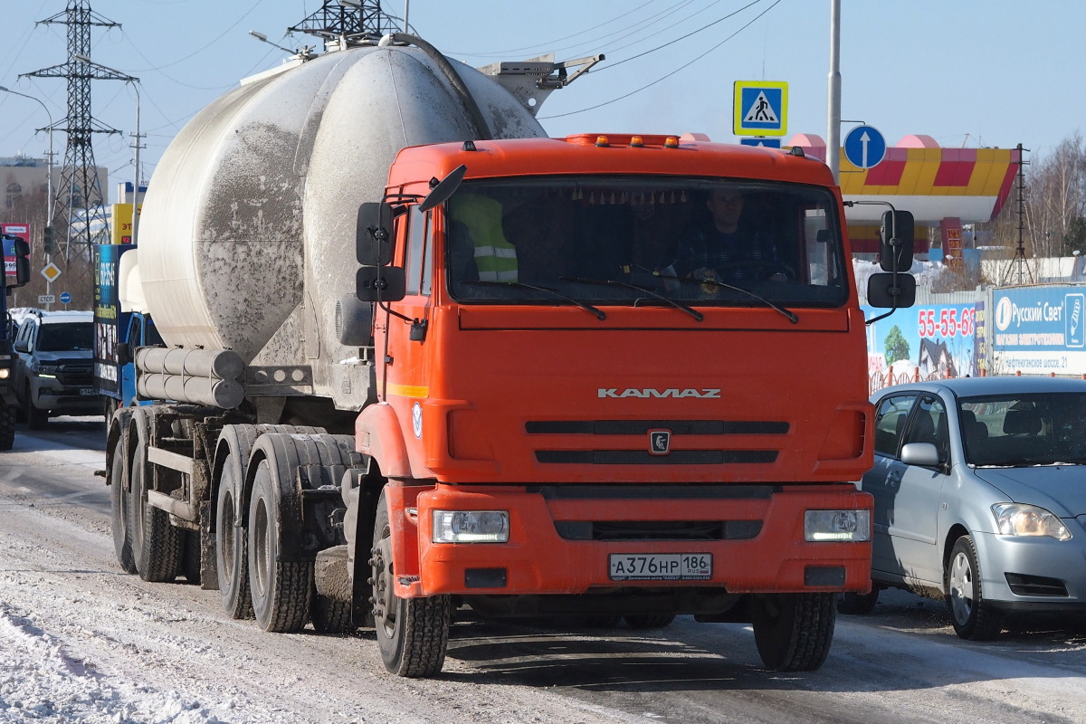 Ханты-Мансийский автоном.округ, № А 376 НР 186 — КамАЗ-65115 (общая модель)