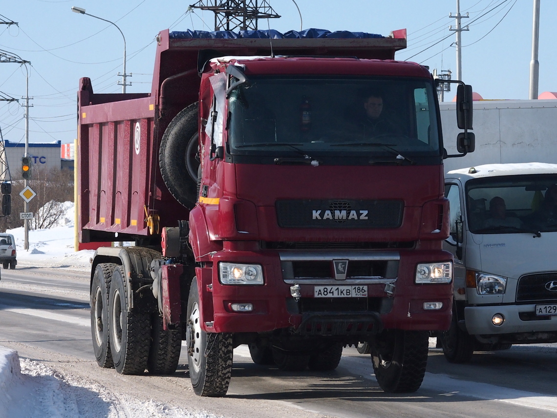 Ханты-Мансийский автоном.округ, № А 841 КВ 186 — КамАЗ-65802