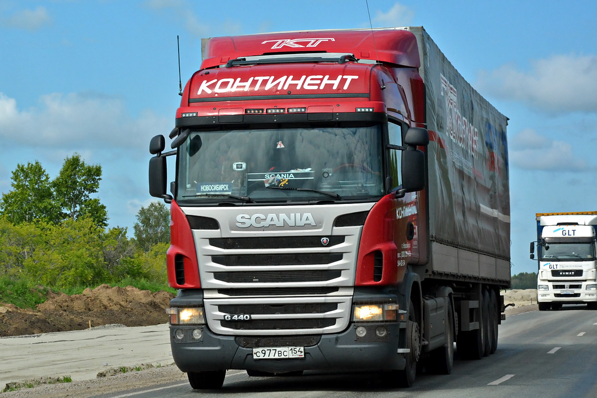 Новосибирская область, № С 977 ВС 154 — Scania ('2009) G440