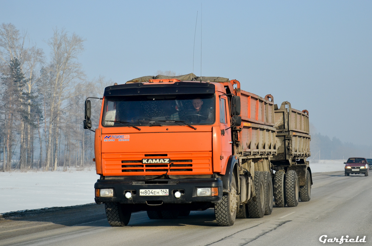 Кемеровская область, № Н 804 ЕН 142 — КамАЗ-65115-15 [65115R]