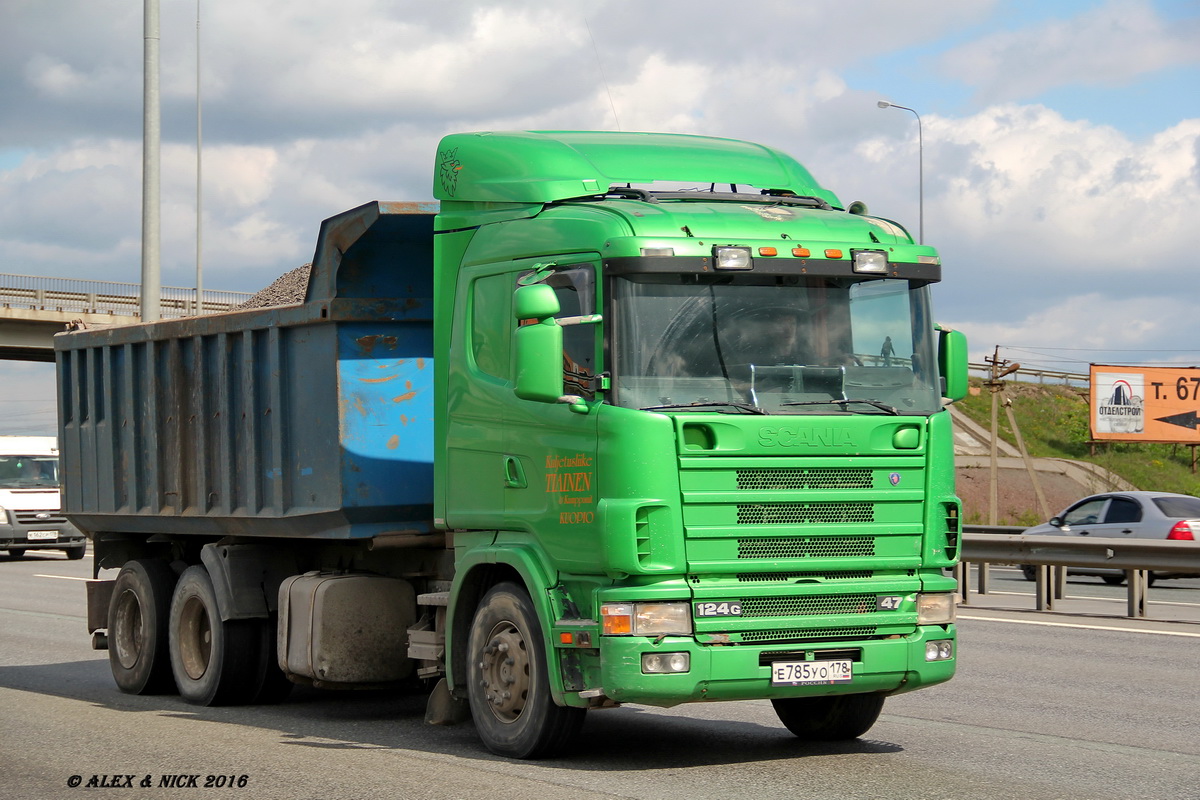 Санкт-Петербург, № Е 785 УО 178 — Scania ('1996) R124G