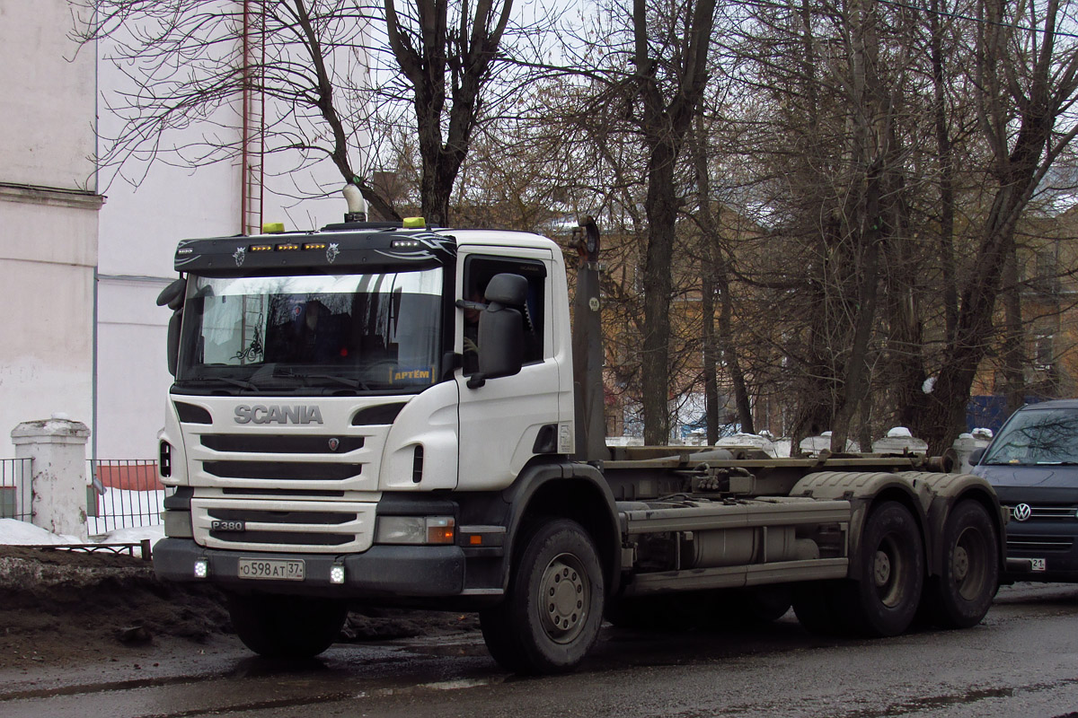 Ивановская область, № О 598 АТ 37 — Scania ('2011) P380