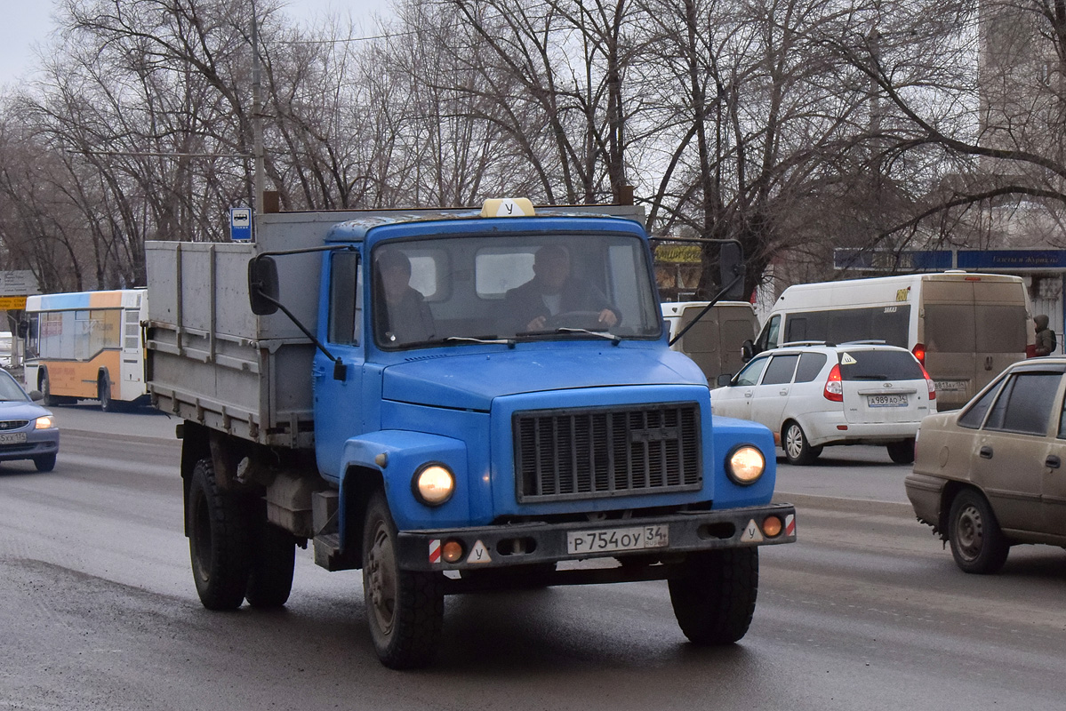 Волгоградская область, № Р 754 ОУ 34 — ГАЗ-33075