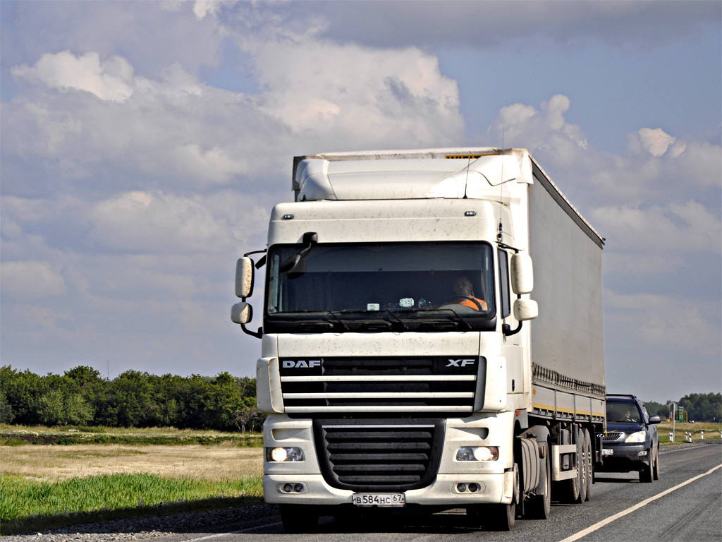 Смоленская область, № В 584 НС 67 — DAF XF105 FT