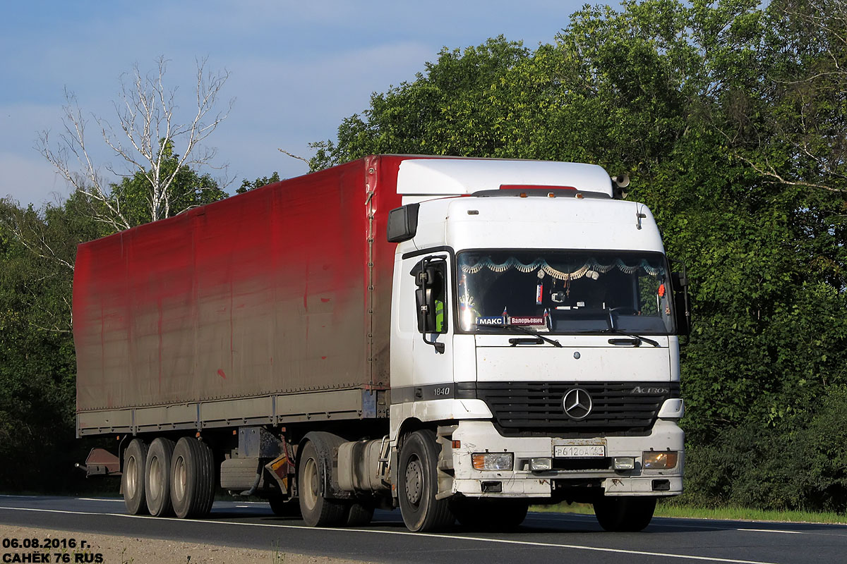 Ростовская область, № Р 612 ОА 161 — Mercedes-Benz Actros ('1997) 1840