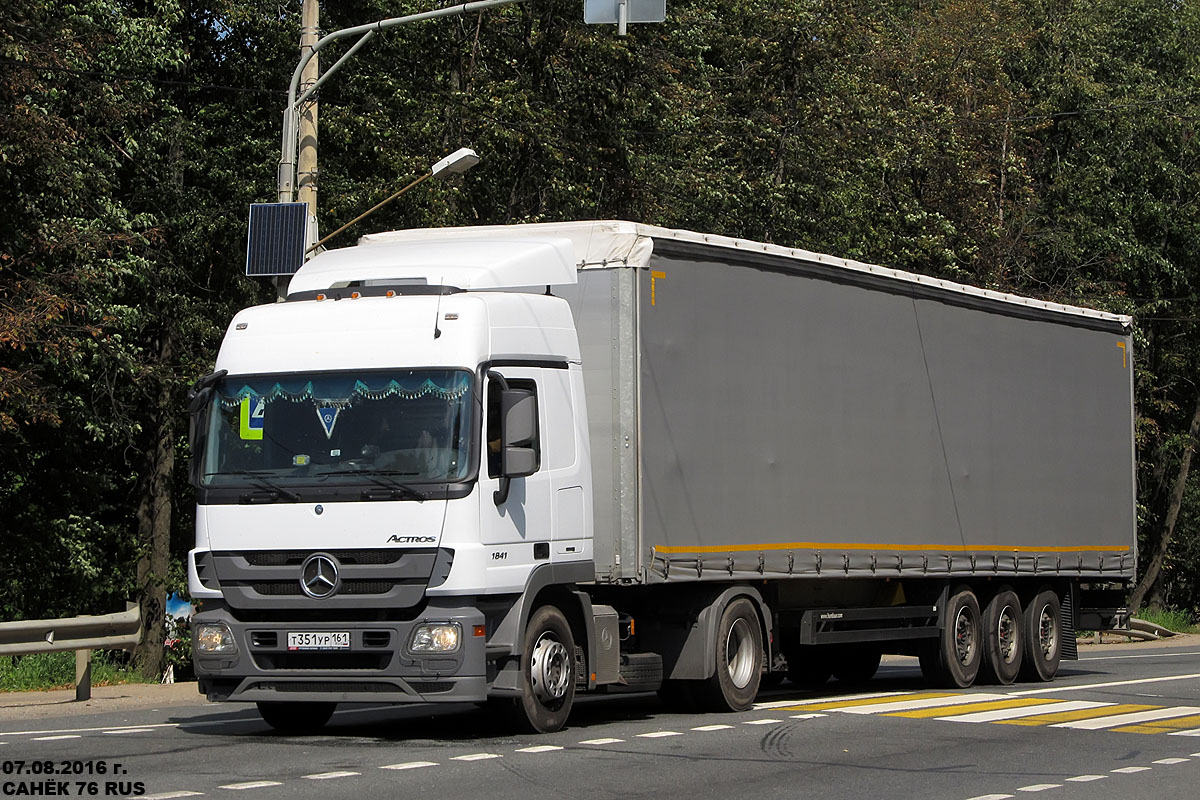 Ростовская область, № Т 351 УР 161 — Mercedes-Benz Actros '09 1841 [Z9M]