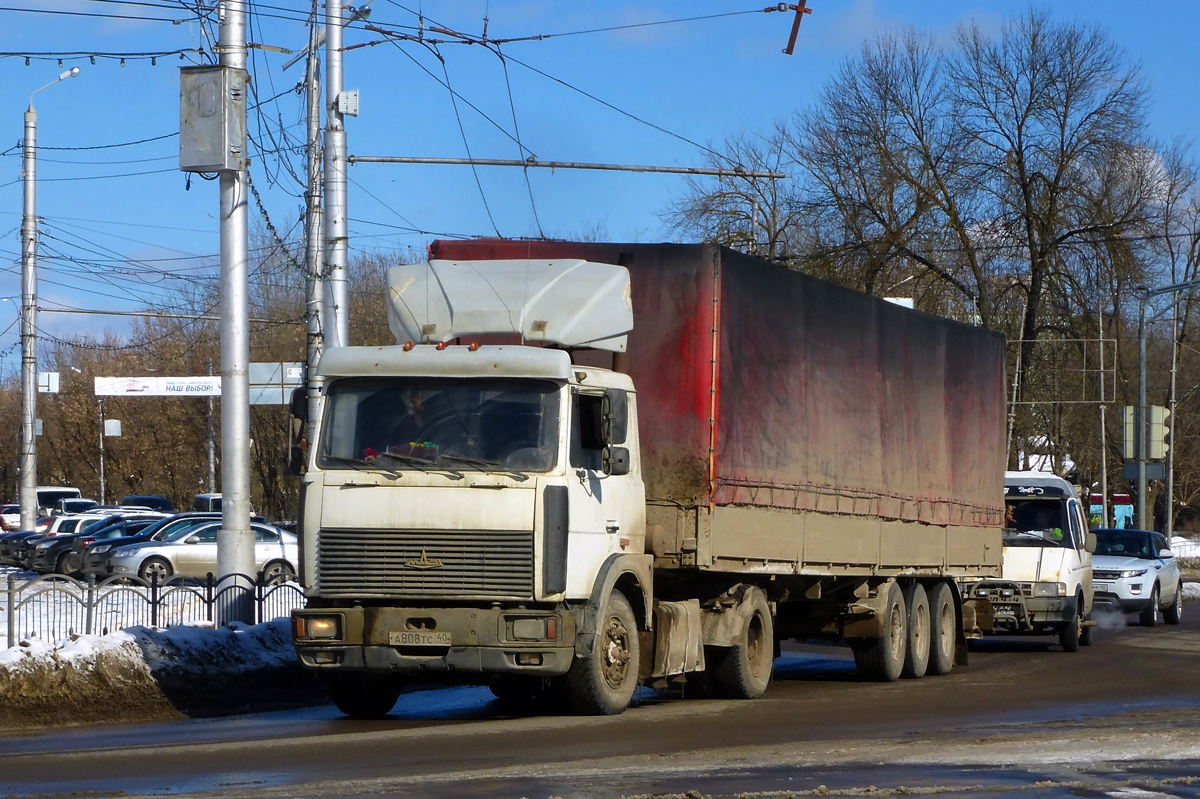 Калужская область, № А 808 ТС 40 — МАЗ-54329