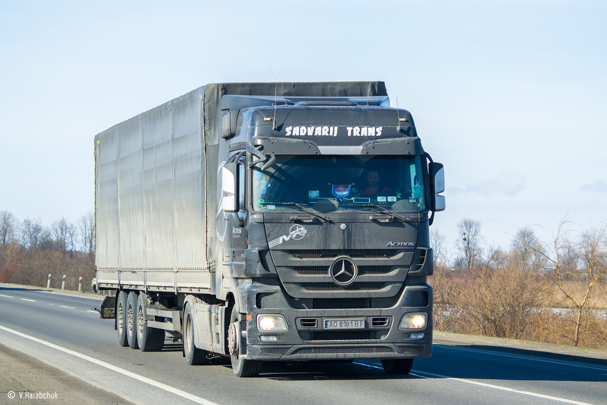 Закарпатская область, № АО 8181 ВІ — Mercedes-Benz Actros ('2009) 1844