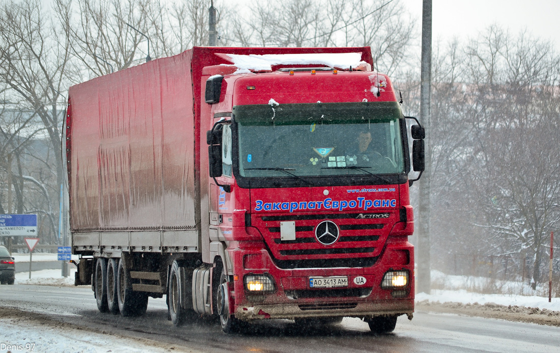 Закарпатская область, № 39 — Mercedes-Benz Actros ('2003) 1844