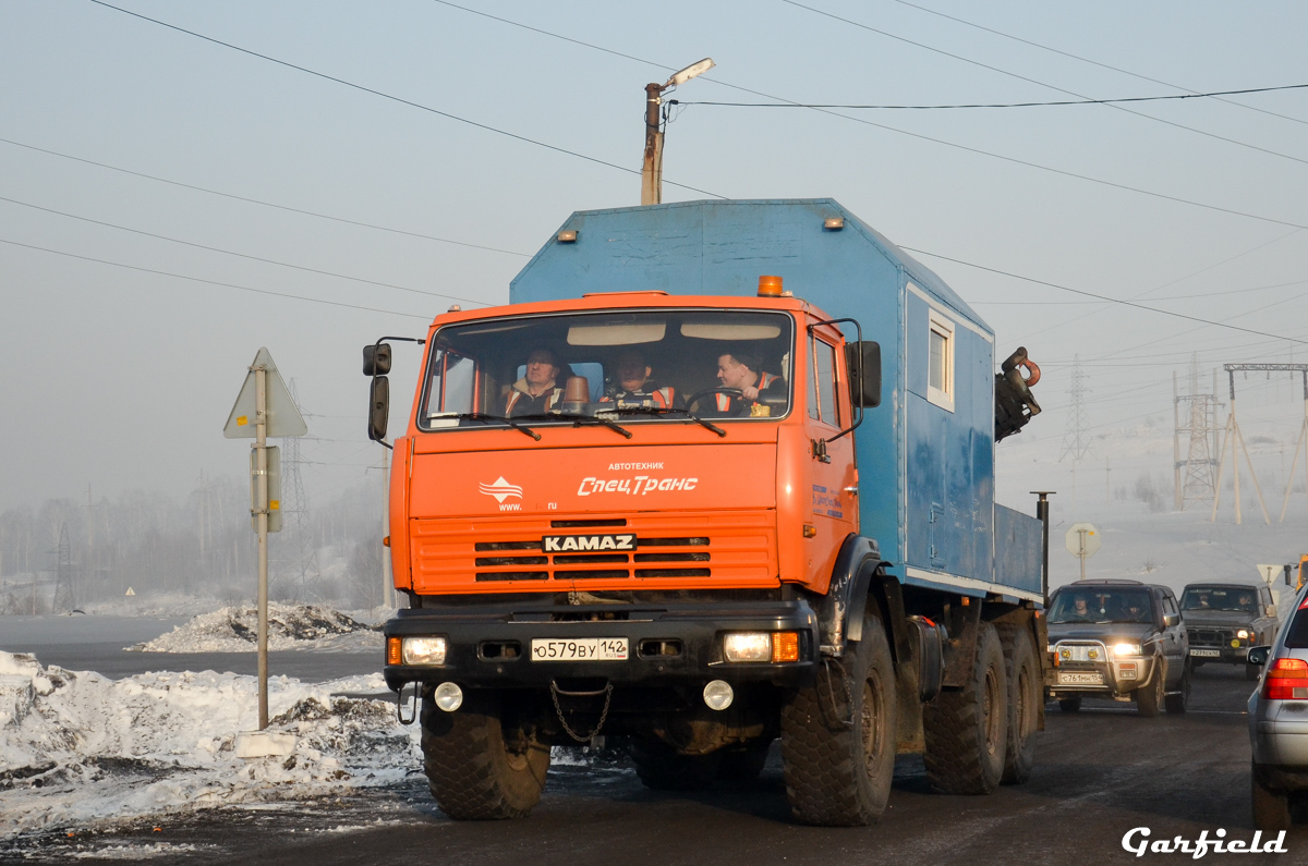 Кемеровская область, № О 579 ВУ 142 — КамАЗ-43118-15 [43118R]