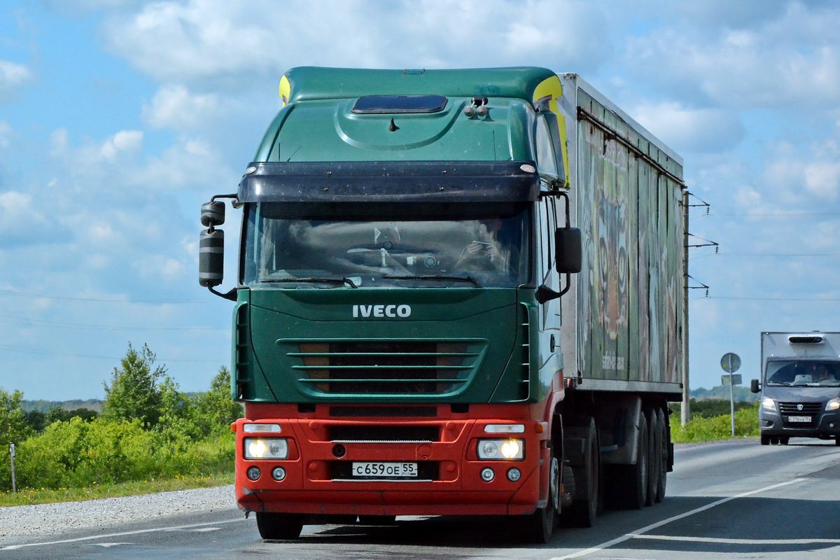 Омская область, № С 659 ОЕ 55 — IVECO Stralis ('2002)