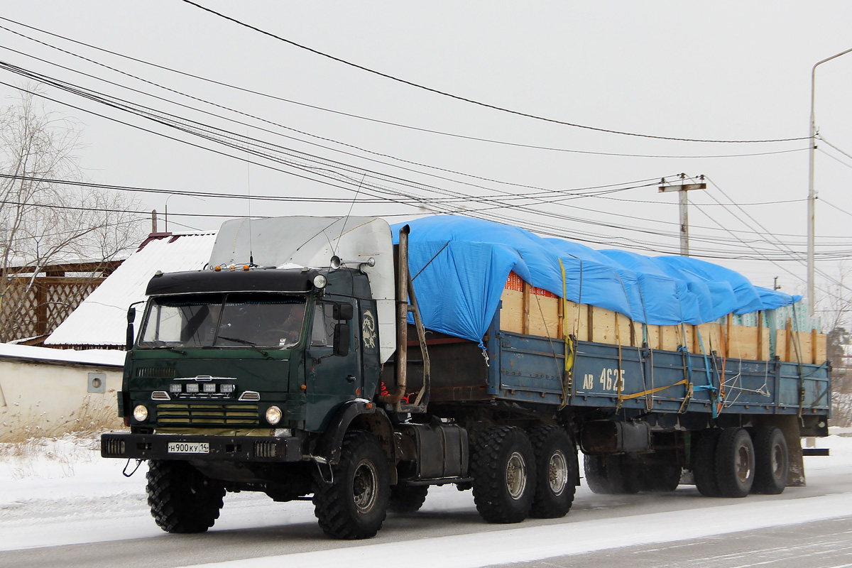 Саха (Якутия), № Н 900 КУ 14 — КамАЗ-43101