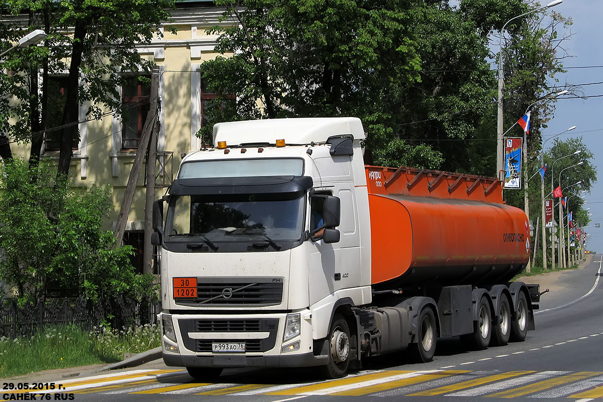 Ярославская область, № Р 993 АО 76 — Volvo ('2008) FH.400 [X9P]