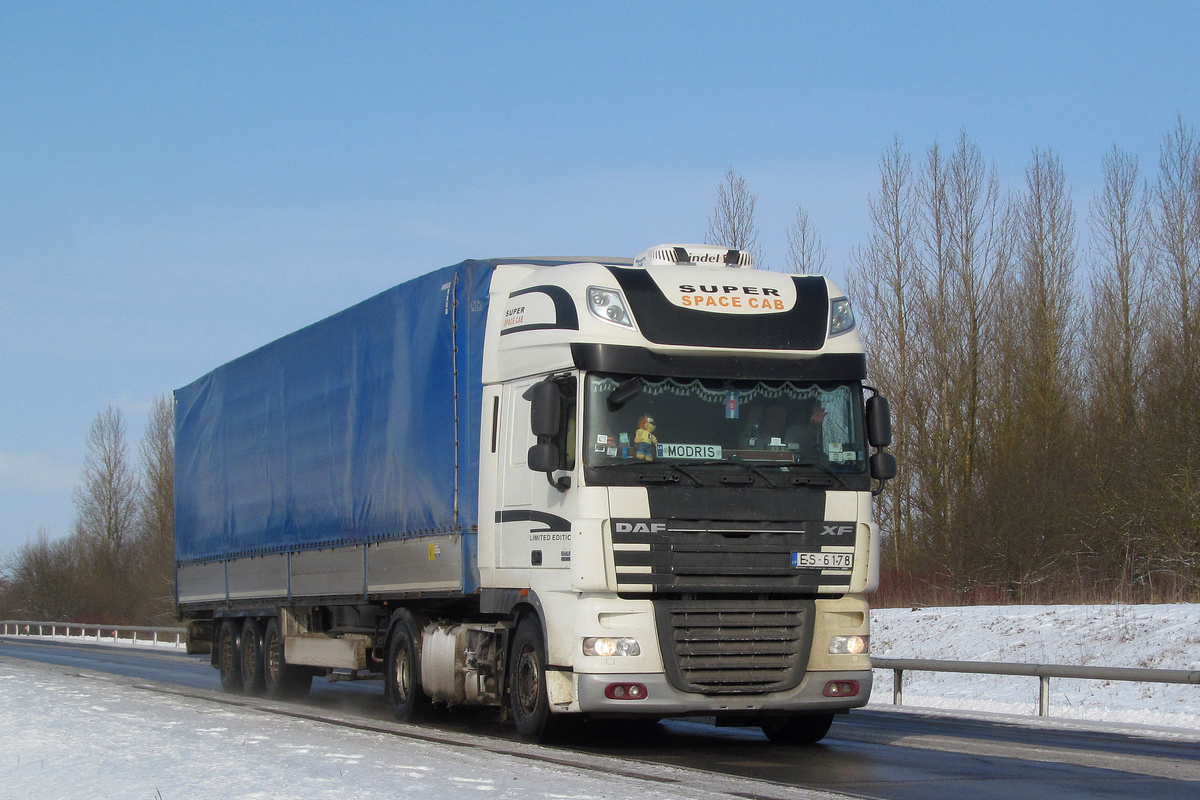 Латвия, № ES-6178 — DAF XF105 FT