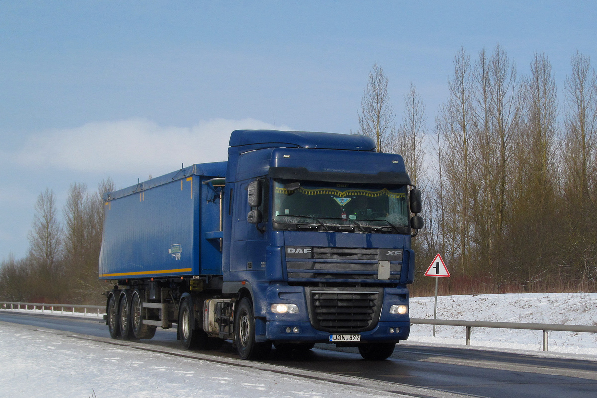 Литва, № JON 877 — DAF XF105 FT