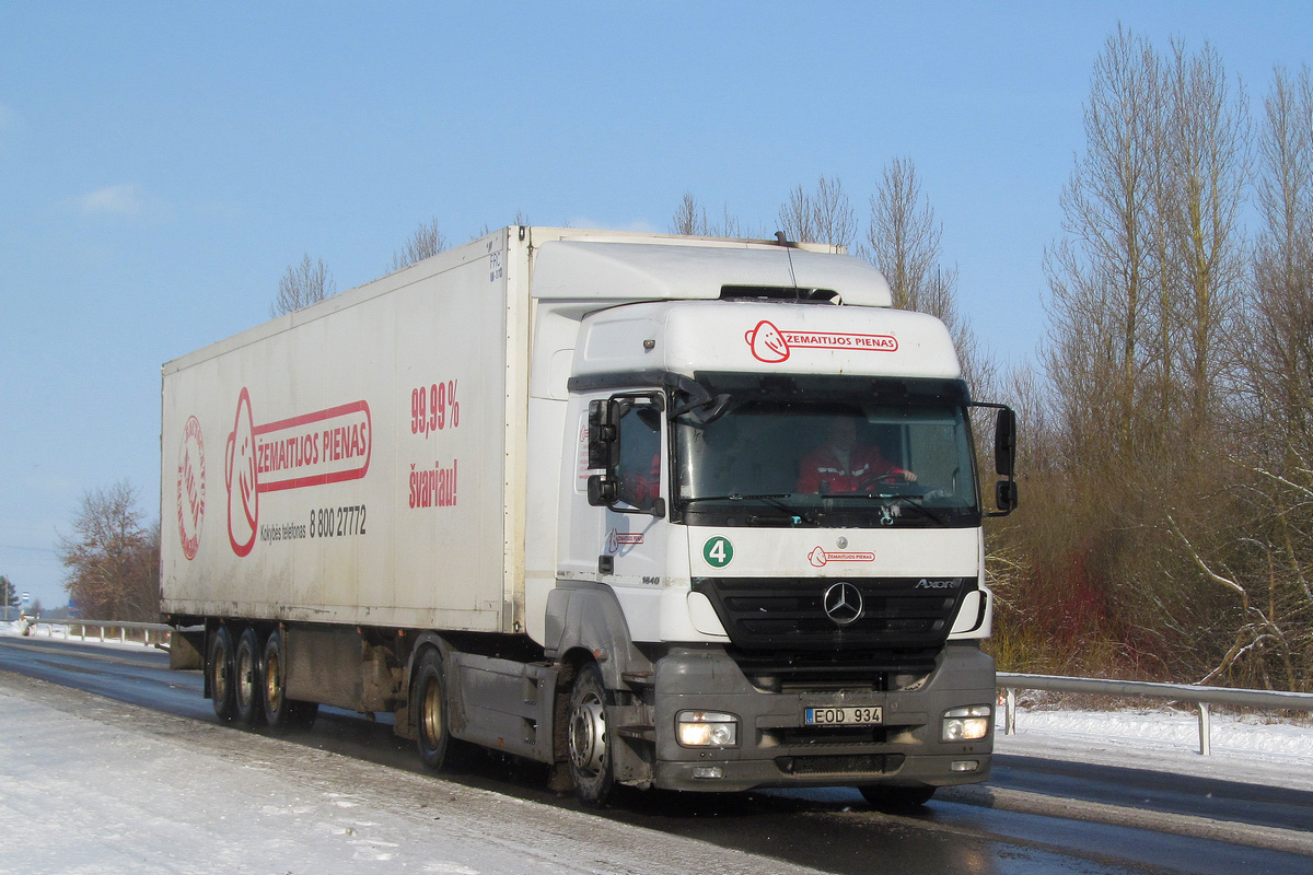 Литва, № EOD 934 — Mercedes-Benz Axor 1840