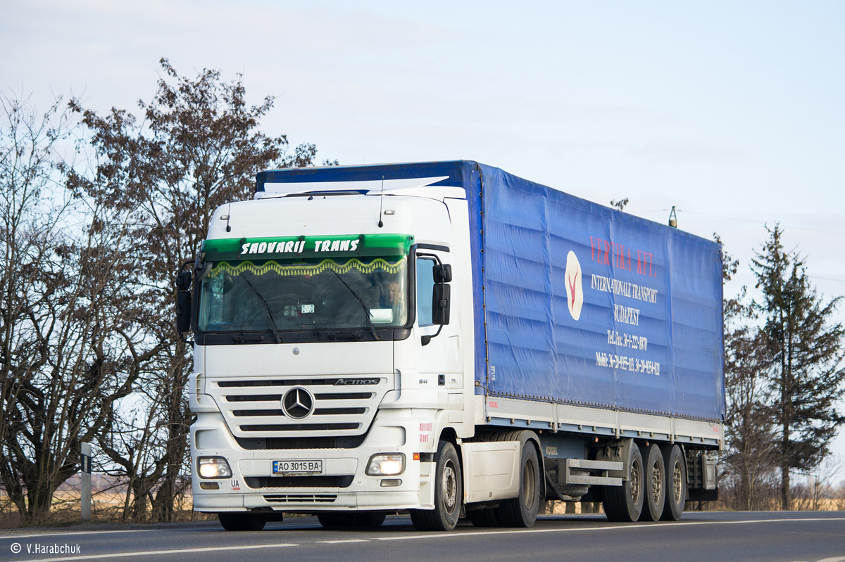 Закарпатская область, № АО 3015 ВА — Mercedes-Benz Actros ('2003) 1844