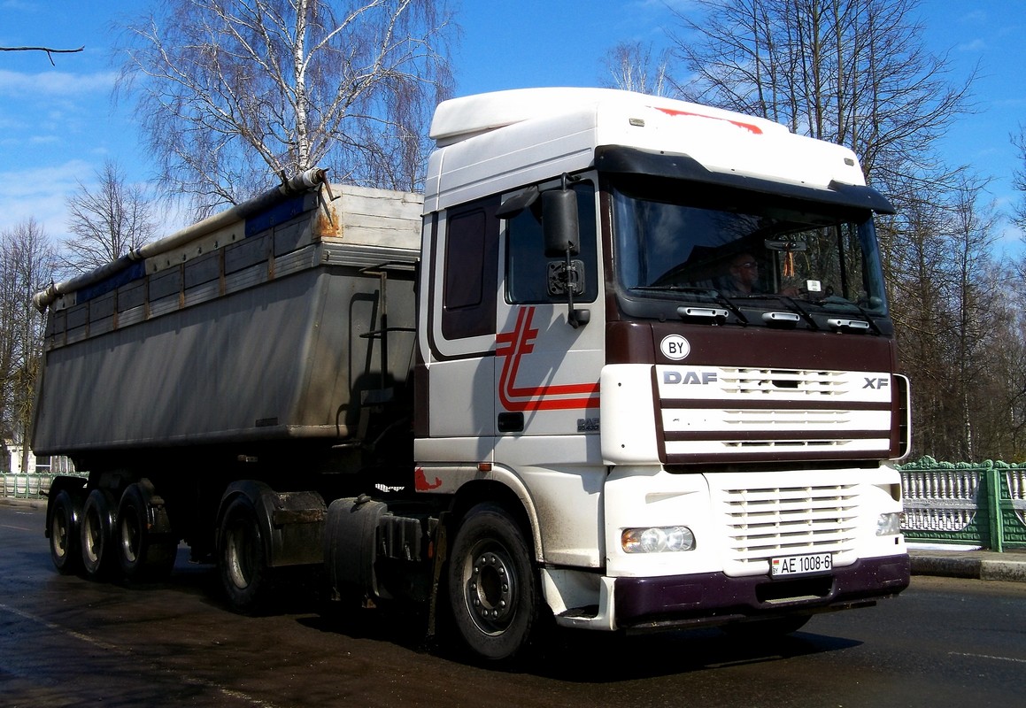 Могилёвская область, № АЕ 1008-6 — DAF XF95 FT