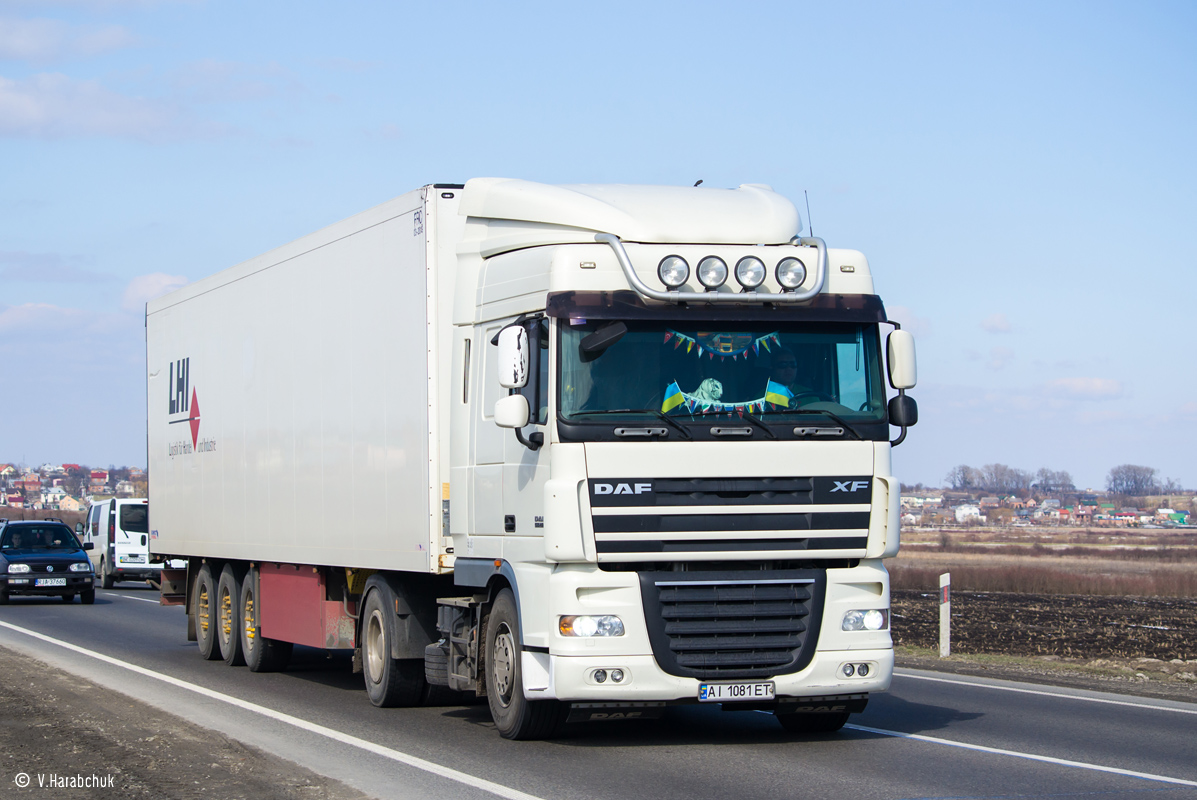 Киевская область, № АІ 1081 ЕТ — DAF XF105 FT