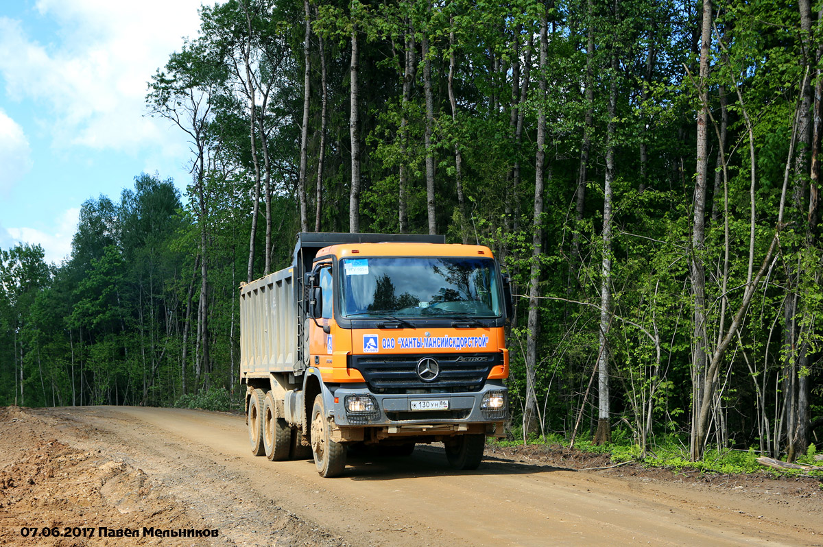 Ханты-Мансийский автоном.округ, № К 130 УН 86 — Mercedes-Benz Actros ('2003) 3335