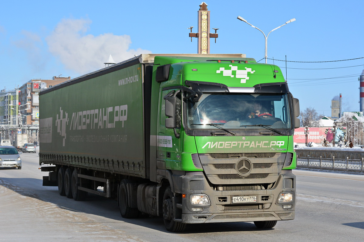 Татарстан, № Е 410 КТ 116 — Mercedes-Benz Actros '09 1844 [Z9M]