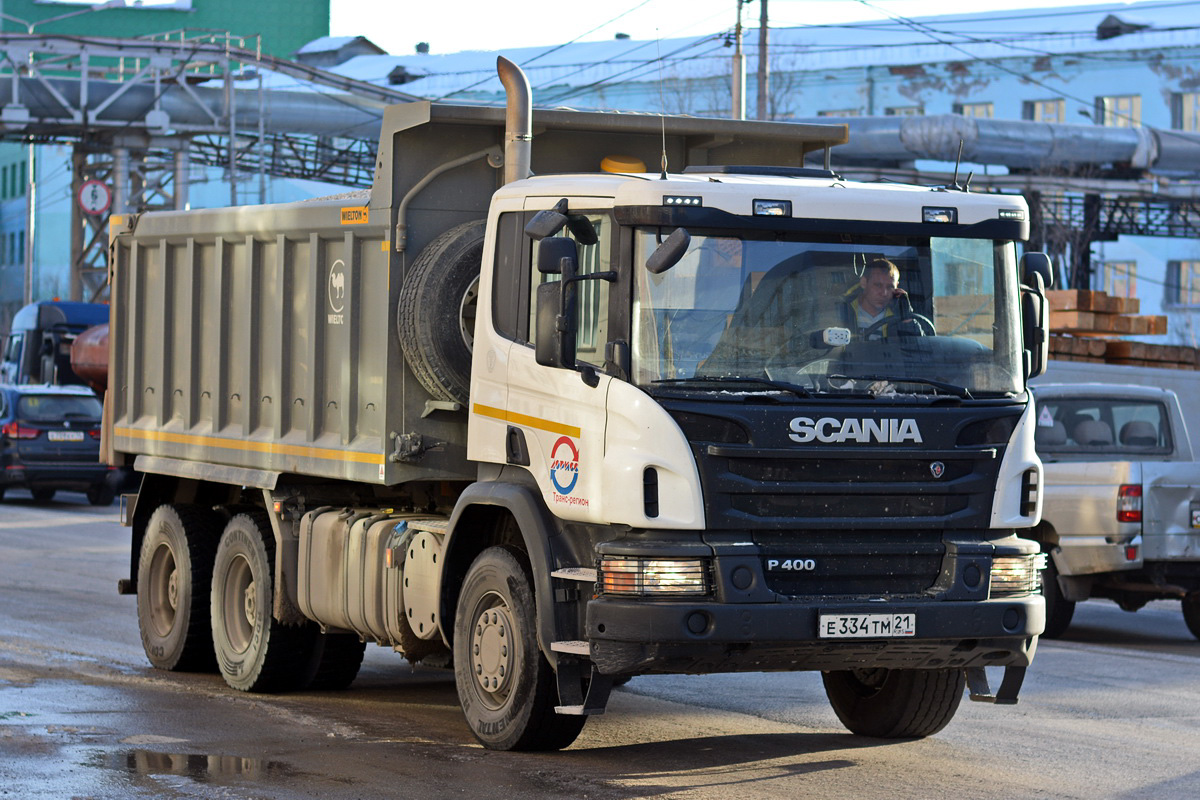 Чувашия, № Е 334 ТМ 21 — Scania ('2011) P400